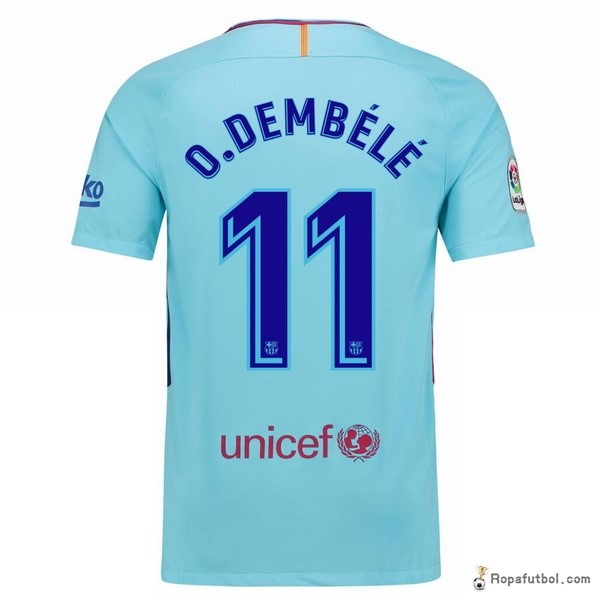 Camiseta Barcelona Replica Segunda Ropa O.Dembele 2017/18